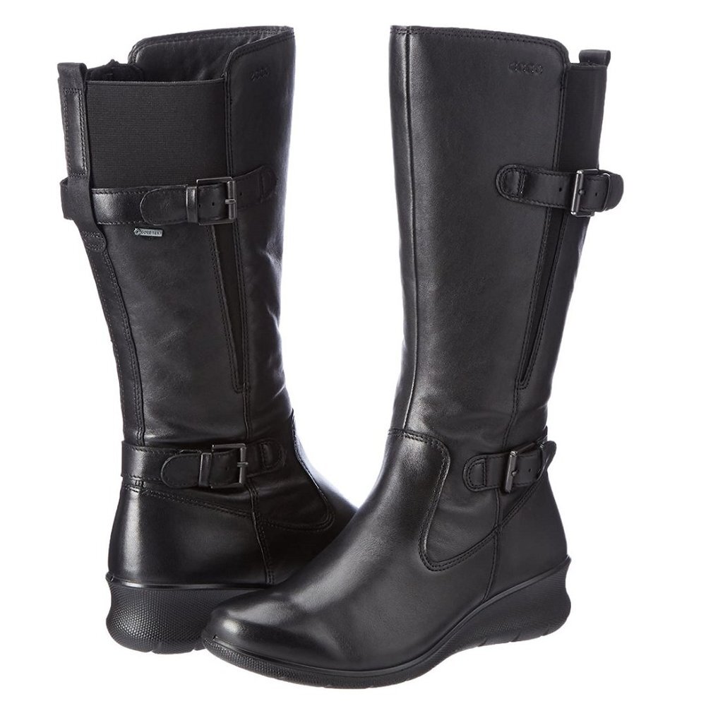 ECCO Shoes Women's Babett Wedge GTX Tall Fashion Boots